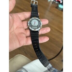Vintage anlog/digtal Steel Men' Watch Japan Movement   Untested